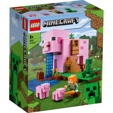 LEGO Minecraft - Casa purcelusilor 21170, 490 piese