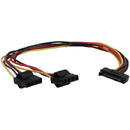 Cablu în Y de alimentare InLine SATA la 2x Molex cu 4 pini - 30 cm