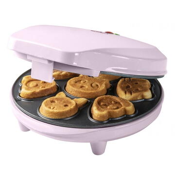 Bestron waffle iron animals AAW700P 700W pink