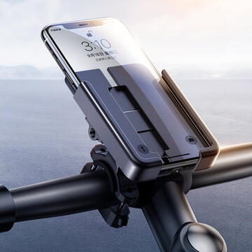 Joyroom Suport Telefon pentru Bicicleta Black (rotatie 360 grade, prindere de ghidon)
