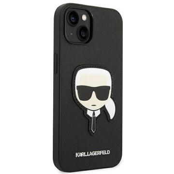 Husa Karl Lagerfeld Husa Saffiano Karl's Head iPhone 14 Plus Black