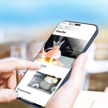KINGXBAR Folie telefon pentru iPhone 12 Mini, Sticla securizata, 2.5D, Transparent