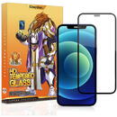KINGXBAR Folie telefon pentru iPhone 12 Mini, Sticla securizata, 2.5D, Transparent