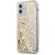 Husa Husa de protectie Guess din Plastic - TPU pentru Apple Iphone 12 Mini - Licquid Glitter Gradient, Auriu
