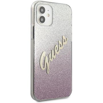 Husa Husa de protectie Guess Vintage Case pentru Iphone 12 Mini, Roz