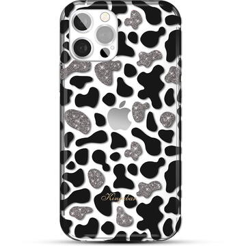 Husa Husa telefon pentru Iphone 13, Kingxbar, Wild Series Cow, Plastic, Multicolor