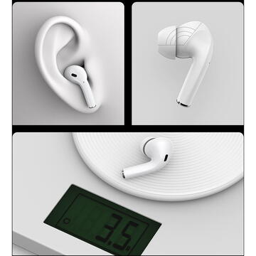 Casti Wireless headphones Baseus Encok W3, Bluetooth 5.0 (white)
