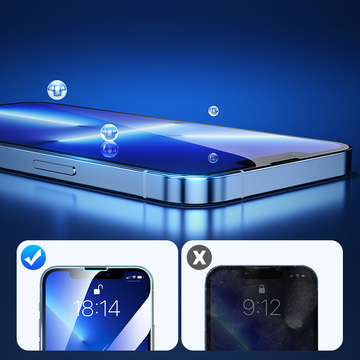 Folie de protectie telefon Joyroom pentru Apple iPhone 12 Pro Max, Kit de montaj, Sticla securizata, Transparent