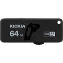 Memorie USB Kioxia Yamabiko U365, 64GB, USB 3.2, LU365K064GG4, negru