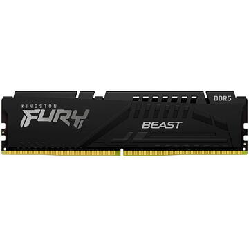 Memorie Kingston Fury Beast Black AMD EXPO, 8GB, DDR5-5200MHz, CL36