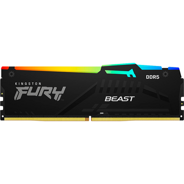 Memorie Kingston Fury Beast RGB AMD EXPO, 8GB, DDR5-5200MHz, CL36
