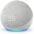 Boxa portabila Amazon Echo Dot 5 cu Ceas, Control Voce Alexa, Wi-Fi, Bluetooth, Alb
