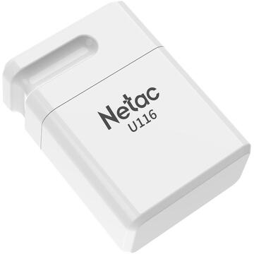 Memorie USB NETAC U116 mini, 16GB, USB 2.0, NT03U116N-016G-20WH