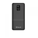 Baterie externa Tellur Boost Pro PD102 10000mAh 2xQC3.0 22..5W + PD 20W, LCD display, negru