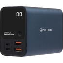 Baterie externa Tellur Ultra Pro PD903 27000mAh 222.5W, 2xQC3.0 22.5W+2xPD100W,LCD display, albastru