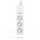 Prelungitor HSK DATA Kerg M02382 3 Earthed sockets  - 1.5m power strip with 3x1,5mm2 cable, 16A