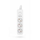 Prelungitor HSK DATA Kerg M02378 3 Earthed sockets  - 10m power strip with 3x1mm2 cable, 10A