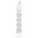 Prelungitor HSK DATA Kerg M02395 4 Earthed sockets  - 1,5m power strip with 3x1,5mm2 cable, 16A
