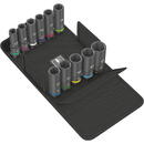 Wera 8790 C Impaktor Deep Set 1, 11 pieces, socket wrench (black, 1/2", in textile box)