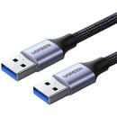 USB3.0 cable Male USB-A to Male USB-A UGREEN 2A, 0.5m (black)