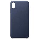 Husa Hurtel ECO Leather case cover for iPhone 12 mini navy blue