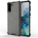 Husa Hurtel Honeycomb Case armor cover with TPU Bumper for Samsung Galaxy S21+ 5G (S21 Plus 5G) black