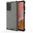Husa Hurtel Honeycomb Case armor cover with TPU Bumper for Samsung Galaxy A72 4G black