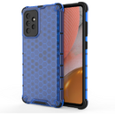 Husa Hurtel Honeycomb Case armor cover with TPU Bumper for Samsung Galaxy A72 4G blue