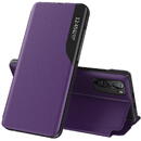 Husa Hurtel Eco Leather View Case Elegant Flip Cover Case with Stand Function Xiaomi Redmi K40 Pro + / K40 Pro / K40 / Poco F3 Purple