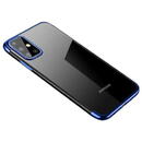 Husa Hurtel Clear Color Case Gel TPU Electroplating frame Cover for Samsung Galaxy A72 4G blue