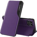Husa Hurtel Eco Leather View Case elegant bookcase type case with kickstand for Samsung Galaxy A22 4G purple