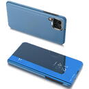 Husa Hurtel Clear View Case cover for Samsung Galaxy A22 4G blue