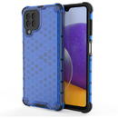 Husa Hurtel Honeycomb Case armor cover with TPU Bumper for Samsung Galaxy A22 4G blue