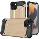Husa Hurtel Hybrid Armor Case Tough Rugged Cover for iPhone 13 mini golden