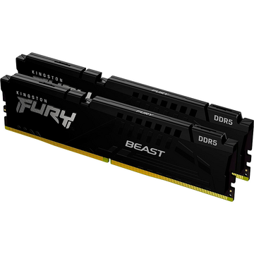 Memorie Kingston Fury Beast Black AMD EXPO, 64GB, DDR5-5600MHz, CL36, Dual Channel