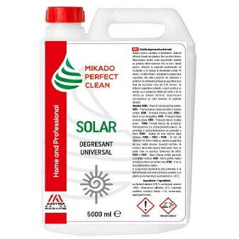 Solutie semiprofesionala degresanta universala Mikado Perfect Clean SOLAR, 5 Litri,  pentru uz casnic si Horeca