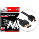 MACLEAN Cablu , HDMI-microHDMI, ULTRA SLIM, v1.4, A-D, 2m, MCTV-722