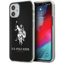 Husa U.S. Polo Assn. US Polo USHCP12STPUHRBK iPhone 12 mini 5,4" Negru/black Shiny Big Logo