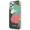 Husa Guess GUHCP12MIMLFL01 iPhone 12/12 Pro 6.1&quot; black/black N°1 Flower Collection