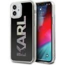 Husa Karl Lagerfeld KLHCP12SKLMLBK iPhone 12 mini 5,4" czarny/black hardcase Karl Logo Glitter