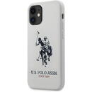 Husa U.S. Polo Assn. US Polo USHCP12SSLHRWH iPhone 12 mini 5,4" biały/white Silicone Collection