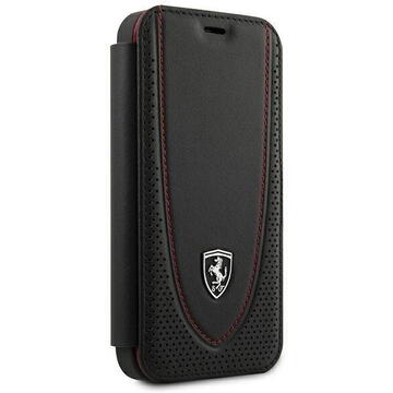 Ferrari FEOGOFLBKP12SBK iPhone 12 mini 5.4&quot; black/black book Off Track Perforated