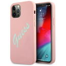 Husa Guess GUHCP12LLSVSPG iPhone 12 Pro Max 6.7&quot; rose green/green pink hardcase Silicone Vintage