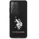 Husa U.S. Polo Assn. US Polo USHCS21LSLHRBK S21 Ultra G998 Negru/black Silicone Logo