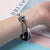 Hurtel Replacment metal band bracelet strap for Xiaomi Mi Band 6 / 5 / 4 / 3 silver