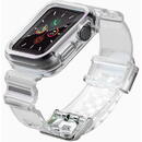Hurtel Strap Light Set replacement band strap case for Watch 6 44mm / Watch 5 44mm / Watch 4 44mm / Watch SE 44mm black