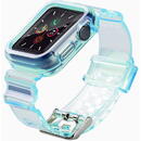Hurtel Strap Light Set replacement band strap case for Watch 6 44mm / Watch 5 44mm / Watch 4 44mm / Watch SE 44mm blue