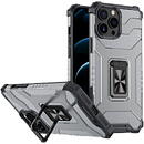 Husa Hurtel Crystal Ring Case Kickstand Tough Rugged Cover for iPhone 12 Pro Max black