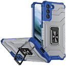 Husa Hurtel Crystal Ring Case Kickstand Tough Rugged Cover for Samsung Galaxy S21+ 5G (S21 Plus 5G) blue