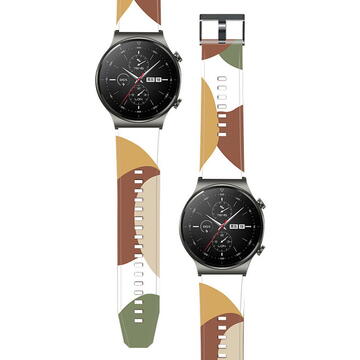 Hurtel Strap Moro Band For Huawei Watch GT2 Pro Silicone Strap Watch Bracelet Pattern (5)